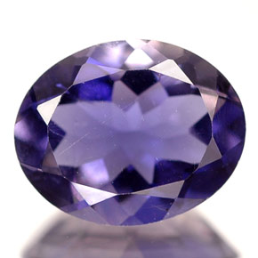 1,95 ctw natürlicher blauer Iolith, Oval Schliff, VS-SI
