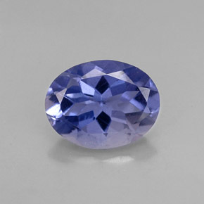 1,29 ctw natürlicher violetter Iolith, Oval Schliff, VS