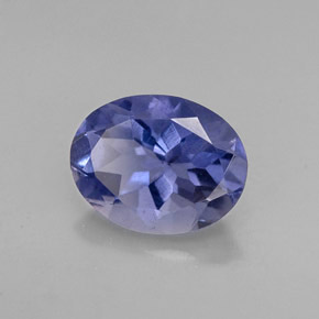 1,29 ctw natürlicher violetter Iolith, Oval Schliff, VS