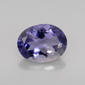 1,39 ctw natürlicher blauer Iolith, Oval Schliff, VS