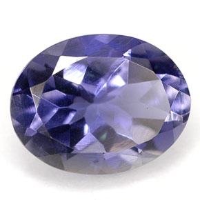 1,39 ctw natürlicher blauer Iolith, Oval Schliff, VS