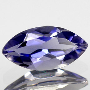 0,43 ctw natürlicher blauer Iolith, Marquise, VS