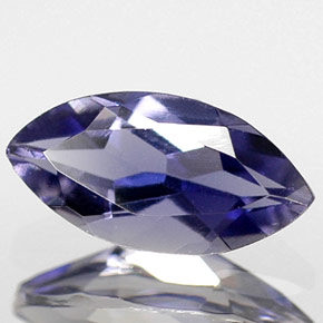 0,43 ctw natürlicher blauer Iolith, Marquise, VS