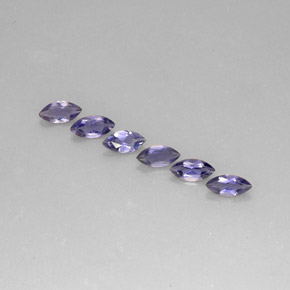  ct natürliche blauer Iolith-Edelsteine, Marquise, VS