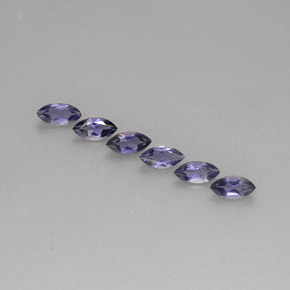  ct natürliche blauer Iolith-Edelsteine, Marquise, VS