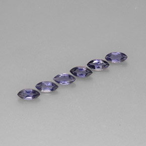  ct natürliche blauer Iolith-Edelsteine, Marquise, VS