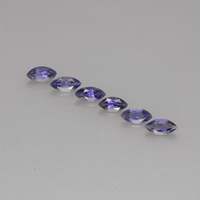  ct natürliche blauer Iolith-Edelsteine, Marquise, VS