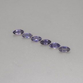  ct natürliche blauer Iolith-Edelsteine, Marquise, VS