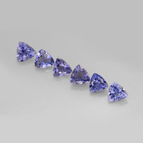  ct natürliche Blauviolett Iolith-Edelsteine, Trillion, VS