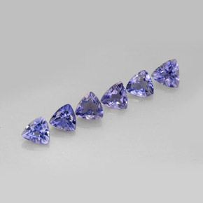  ct natürliche Blauviolett Iolith-Edelsteine, Trillion, VS