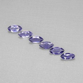  ct natürliche blauer Iolith-Edelsteine, Marquise, VVS-VS
