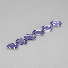  ct natürliche blauer Iolith-Edelsteine, Marquise, VVS-VS