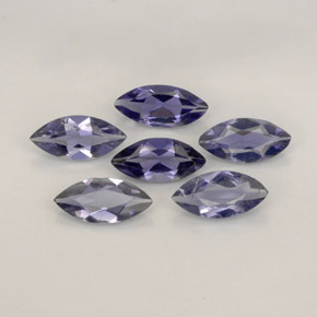  ct natürliche blauer Iolith-Edelsteine, Marquise, VS