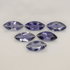  ct natürliche blauer Iolith-Edelsteine, Marquise, VS