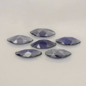  ct natürliche blauer Iolith-Edelsteine, Marquise, VS