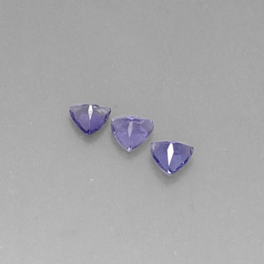  ct natürliche violetter Iolith-Edelsteine, Trillion, VS
