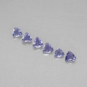  ct natürliche blauer Iolith-Edelsteine, Trillion, VVS