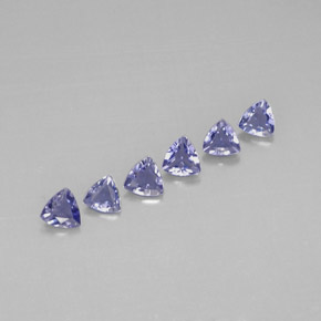  ct natürliche blauer Iolith-Edelsteine, Trillion, VVS