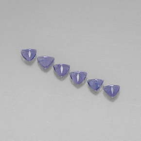  ct natürliche blauer Iolith-Edelsteine, Trillion, VVS