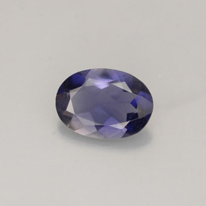 0,56 ctw natürlicher violetter Iolith, Oval Schliff, VS