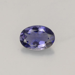 0,59 ctw natürlicher violetter Iolith, Oval Schliff, VS