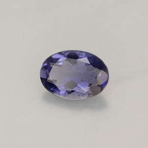 0,59 ctw natürlicher violetter Iolith, Oval Schliff, VS