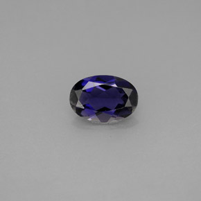 0,53 ctw natürlicher violetter Iolith, Oval Schliff, VS