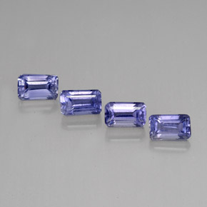 ct natürliche blauer Iolith-Edelsteine, Smaragdschliff, VS