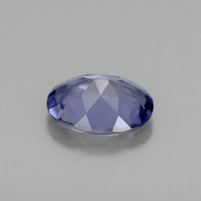 0,83 ctw natürlicher blauer Iolith, Oval Schliff, VVS-VS
