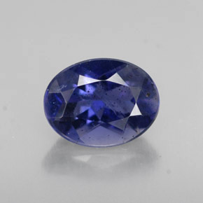 1,23 ctw natürlicher blauer Iolith, Oval Schliff, VS-SI