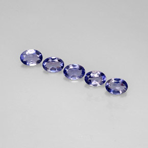  ct natürliche blauer Iolith-Edelsteine, Oval Schliff, VVS-VS