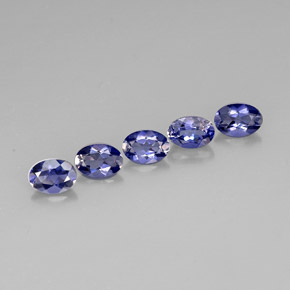  ct natürliche blauer Iolith-Edelsteine, Oval Schliff, VS