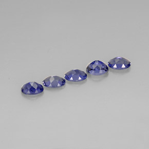  ct natürliche blauer Iolith-Edelsteine, Oval Schliff, VS