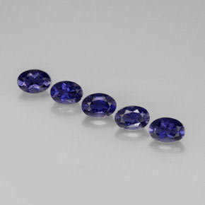  ct natürliche blauer Iolith-Edelsteine, Oval Schliff, VS