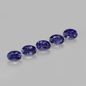  ct natürliche blauer Iolith-Edelsteine, Oval Schliff, VS