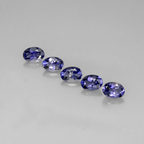  ct natürliche blauer Iolith-Edelsteine, Oval Schliff, VS