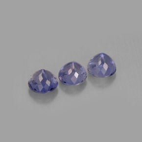  ct natürliche blauer Iolith-Edelsteine, Rundschliff, VS