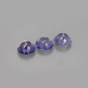  ct natürliche blauer Iolith-Edelsteine, Rundschliff, VS