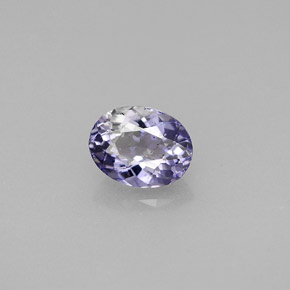 0,75 ctw natürlicher violetter Iolith, Oval Schliff, VS