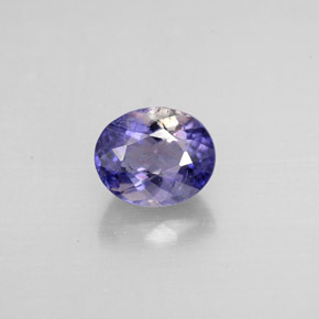 0,92 ctw natürlicher violetter Iolith, Oval Schliff, VS-SI
