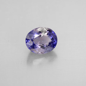 0,92 ctw natürlicher violetter Iolith, Oval Schliff, VS-SI