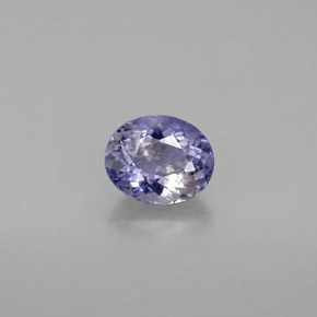 0,65 ctw natürlicher violetter Iolith, Oval Schliff, VS