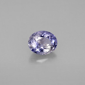 0,65 ctw natürlicher violetter Iolith, Oval Schliff, VS