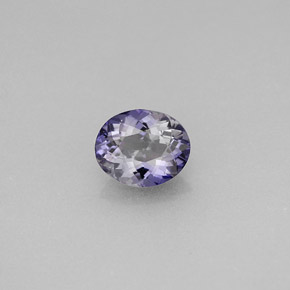 0,52 ctw natürlicher violetter Iolith, Oval Schliff, VVS-VS