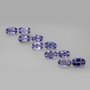  ct natürliche blauer Iolith-Edelsteine, Oval Schliff, VS