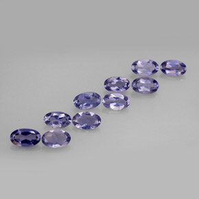  ct natürliche blauer Iolith-Edelsteine, Oval Schliff, VS