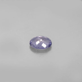 0,57 ctw natürlicher blauer Iolith, Oval Schliff, VVS-VS