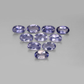  ct natürliche blauer Iolith-Edelsteine, Oval Schliff, VS