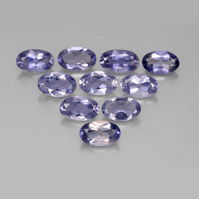  ct natürliche blauer Iolith-Edelsteine, Oval Schliff, VS