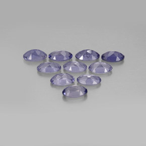  ct natürliche blauer Iolith-Edelsteine, Oval Schliff, VS